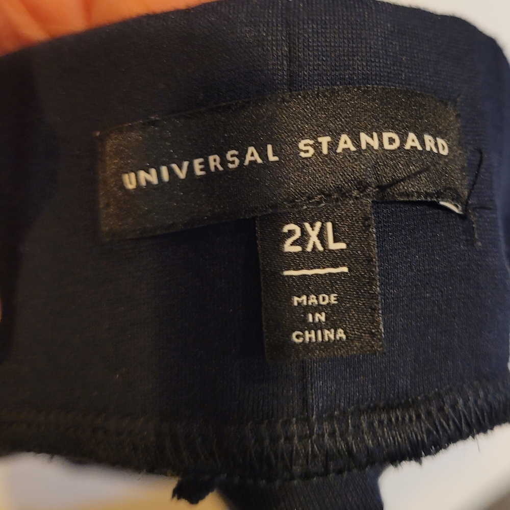 Universal Standard Moro Pocket Signature Ponte Pants in Navy US Size 2XL 30-32 - Picture 3 of 11